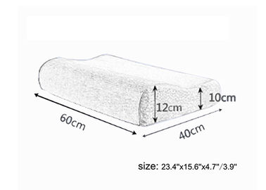 Handmade와 OEM 디자인 60D 잠 혁신 기억 거품 베개