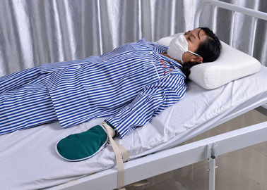 감금 벨트를 가진 고 위험도 참을성 있는 건강 관리 손 의학 Mitt
