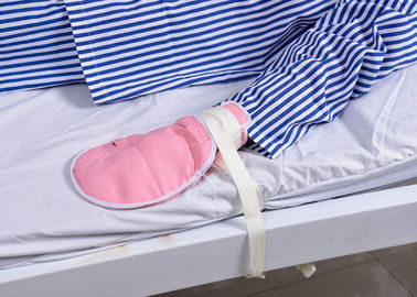 감금 벨트를 가진 고 위험도 참을성 있는 건강 관리 손 의학 Mitt