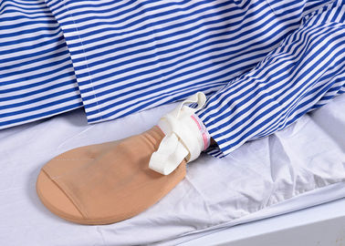 감금 벨트를 가진 고 위험도 참을성 있는 건강 관리 손 의학 Mitt