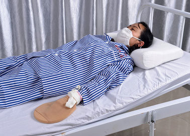 감금 벨트를 가진 고 위험도 참을성 있는 건강 관리 손 의학 Mitt