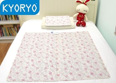 빨간 folwer 베개 매트 OEM와 가진 정연한 냉각 고분자 젤 침대 패드